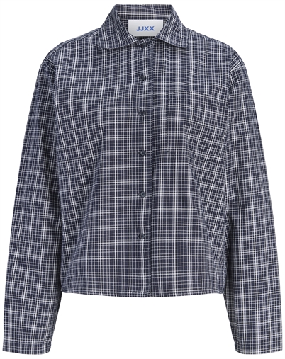 JJXX - JXAsta Clean Check Hemd - Night Sky